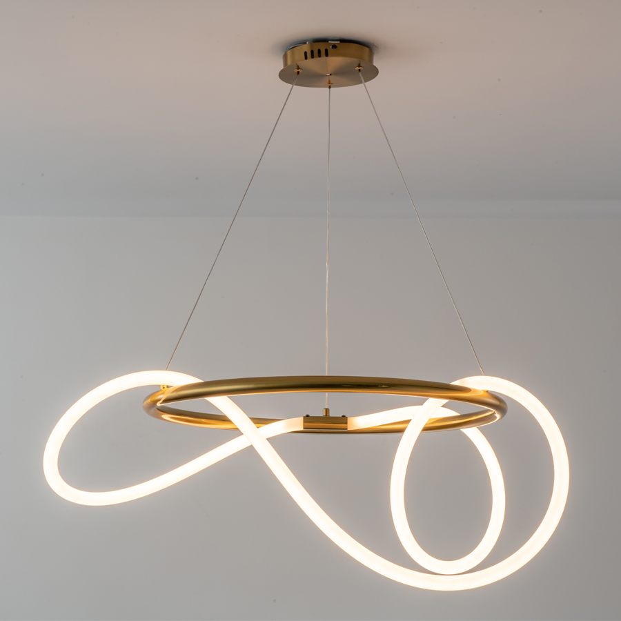 Round Silicone LED Light Fixture - Flexible, Contemporary Design