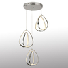 Stylish Chrome Aluminum LED Hanging Light 3 Heads & 6 Heads