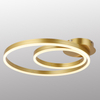 Modern Double Rings Aluminum Ceiling Light For indoor Decor