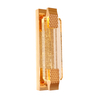  Rectangular Crystal Block Glass Wall Light Fixture For Interior Wall Lighting