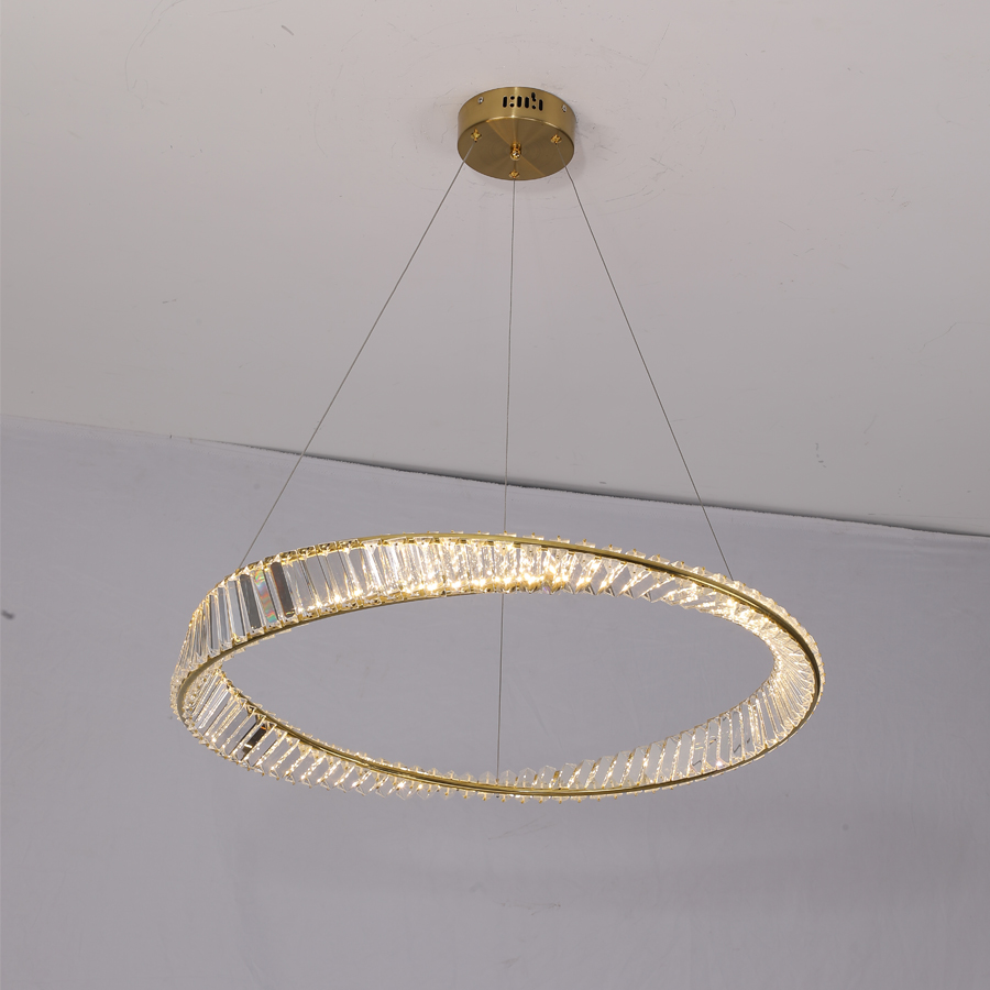 Spirally Curved Crystal Pendant Light Chandelier Indoor Decorative Fixture