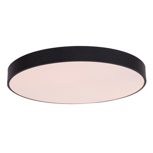 Contemporary Simple LED Flush Mount Ceiling Light Plastic Three Colors Tempreture