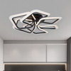 Artistic Design Square Combination LED Ceiling Lamp Six Heads Black Color 3000K