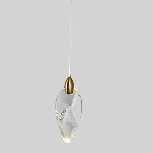 Elegant Crystal Glass Hanging Light LED Pendant Light