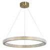 LED Aluminum Acrylic Circle Round Ring Pendant Light One Tier Bright From Two Sizes