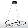 Black Metal Artistical LED Pendant Light