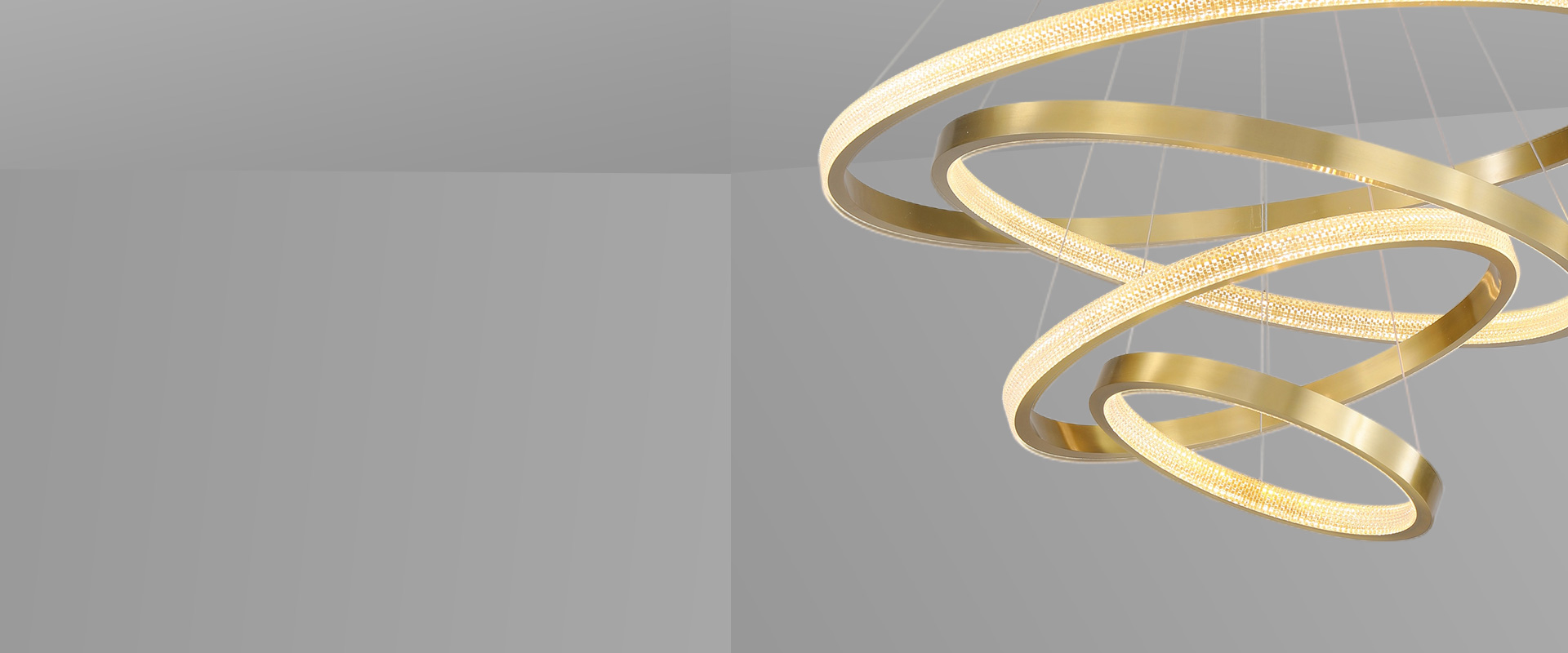 Crystal chandeliers and glass pendants