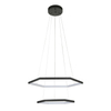Hexagon Polygonal LED Aluminum Pendant Lamp 2 Rings MT-LD066-2