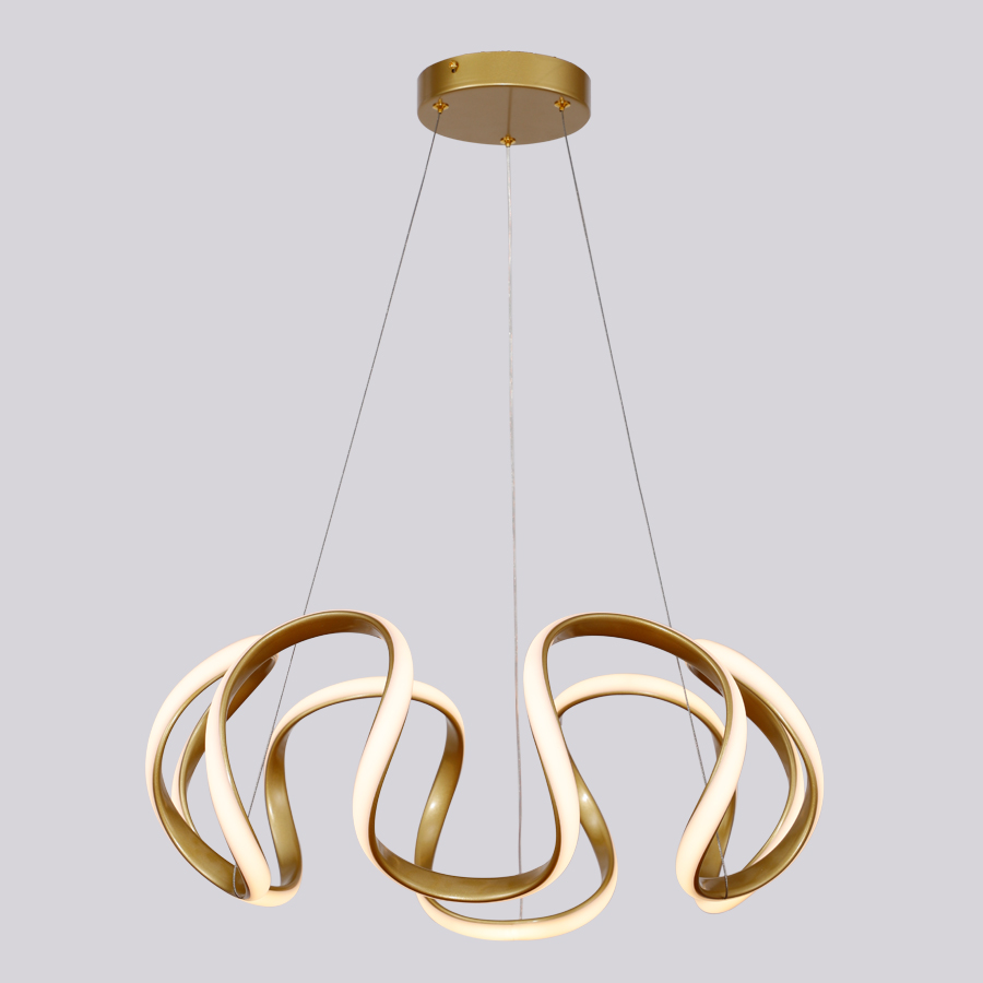 Aluminum Wave Flower shaped LED Pendant Light Big Size MT-LD2334-M