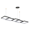 Quadrate LED Aluminum Pendant Dining Room Light Black Color MT-LD2373-BK