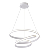 LED Luminaire Spiral Aluminum Pendant Light White Color MT-LD3031-WH