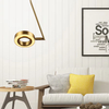 Contemporary Acrylic LED Pendant Light Adjustable Angles for Modern Decor