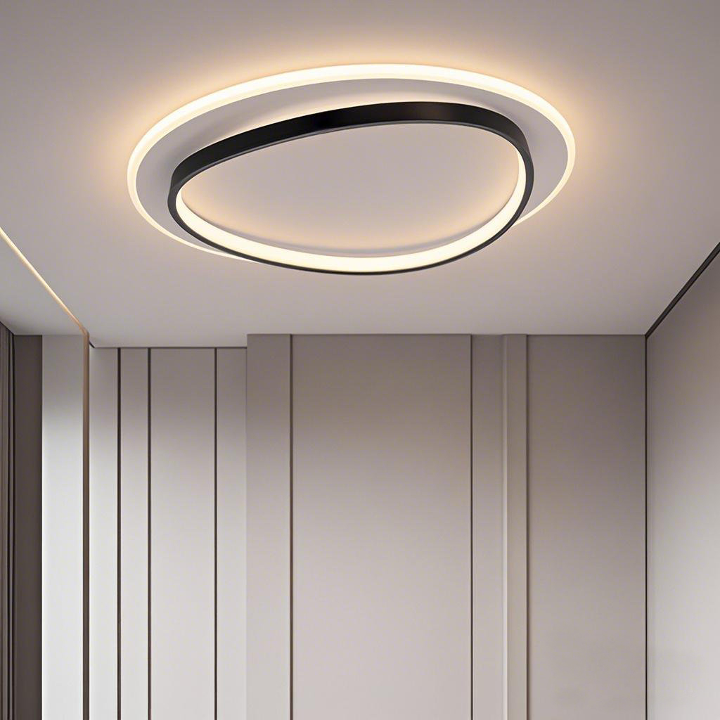 Circular Double Ring LED Ceiling Light, Surface Mount, For Home & Office Use