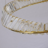 Spirally Curved Crystal Pendant Light Chandelier Indoor Decorative Fixture