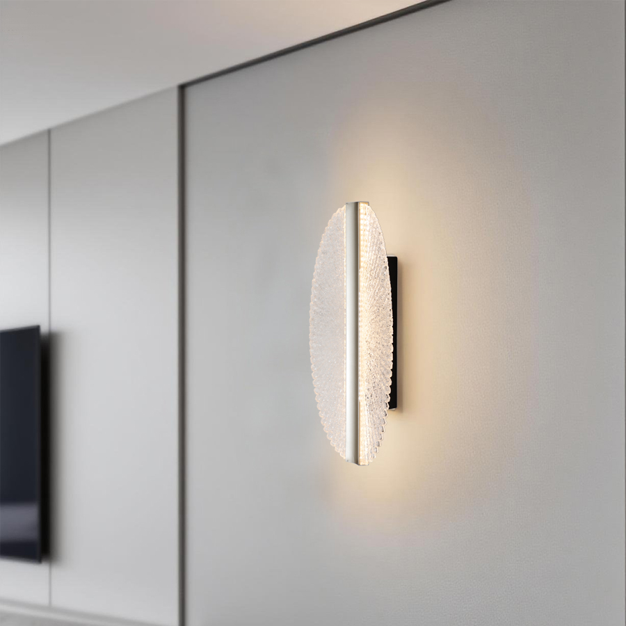 Decorative Leaf-Inspired Acrylic LED Wall Lamp 3000K 