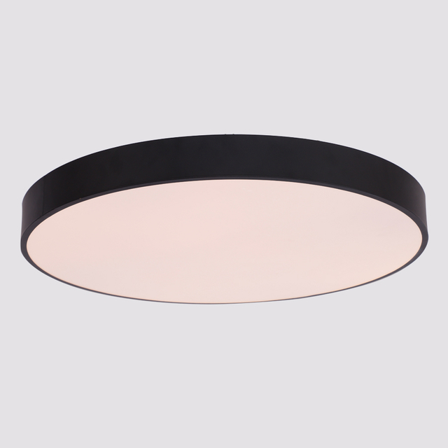 Contemporary Simple LED Flush Mount Ceiling Light Plastic Three Colors Tempreture