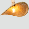 Natural Handcrafted Bamboo Woven Pendant Light Fixture Stylish Woven Chandelier 