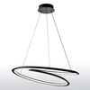Black Metal Artistical LED Pendant Light