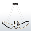 LED Luminaire Lighting Fixture Chandelier MT-LD8020-BK Rope-Twisted Pendant Light