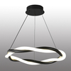 Modern LED Metal Silicone Twist Braided Pendant Light For Indoor Decor