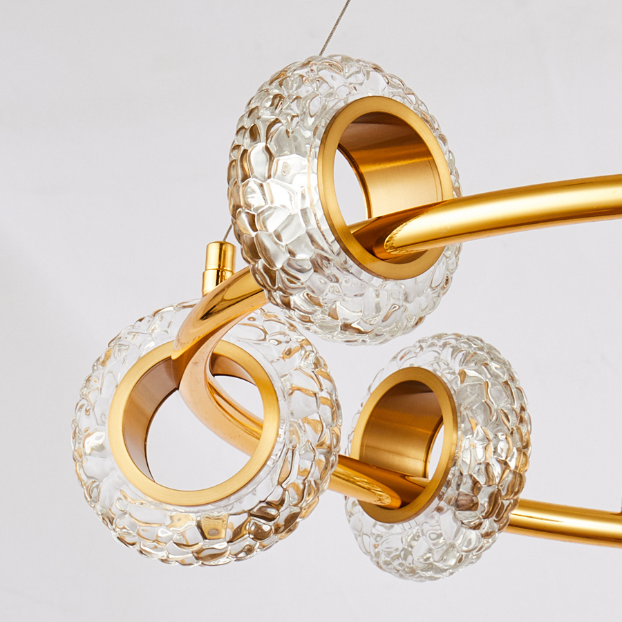 LED Glass Metal Pendant Light Perfect for Modern Decor