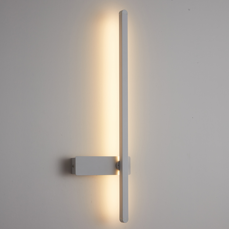 LED Aluminum Linear Adjustable Angle Wall Light For Indoor Use White Color