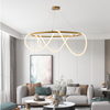 Round Silicone LED Light Fixture - Flexible, Contemporary Design Middle Size