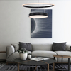 Black Aluminum Three Tiers LED Pendant Light For Indoor Decor