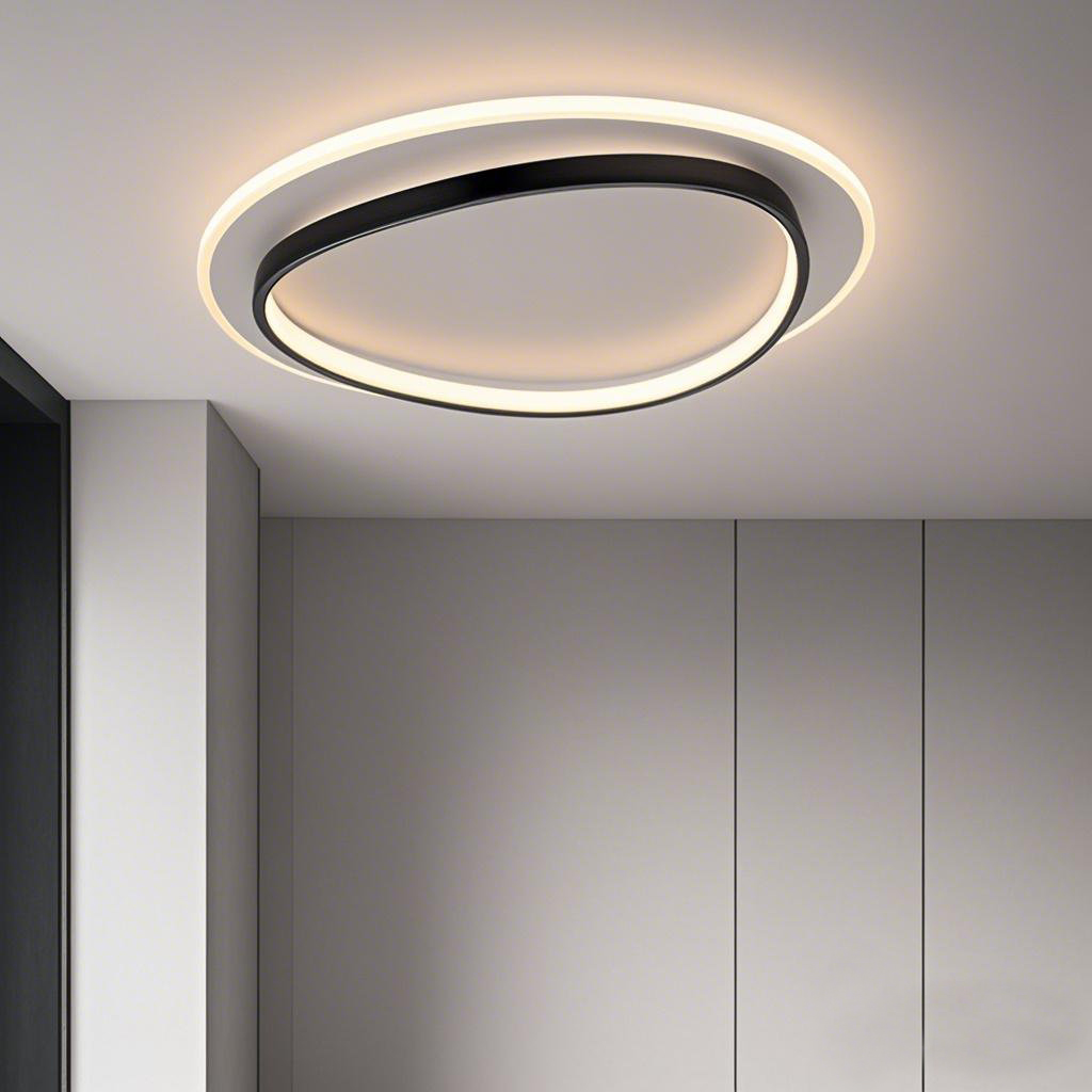 Circular Double Ring LED Ceiling Light, Surface Mount, For Home & Office Use