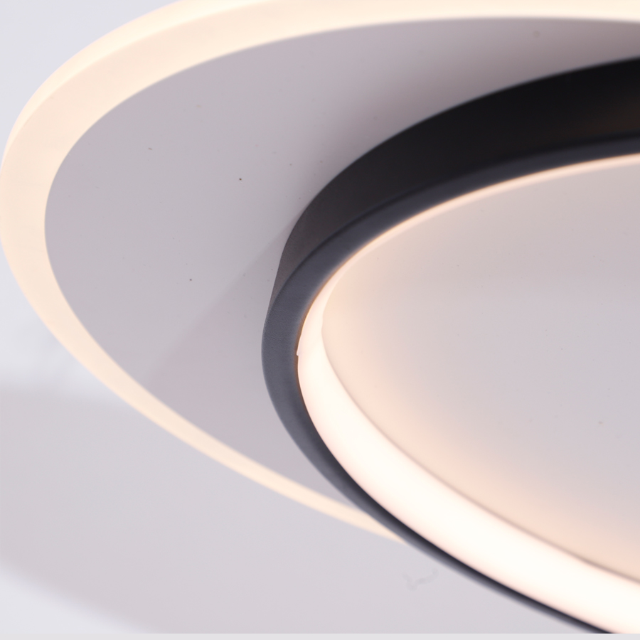 Ingenious Design Two Circle Rings LED Ceiling Light Surface Mount For Indoor Decor