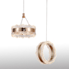 Nice Acrylic Small Circle Ring Pendant Light 3000K For Home Decor