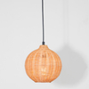 Handwoven Rattan Hemp Rope Pendant Light Vintage Derustic Decor