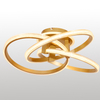 Artistic Modern Intertwined Acrylic Rings Ceiling Light For Indoor Decor