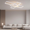 Modern Rectangular Combination Aluminum Ceiling Light White Color For Indoor Decor