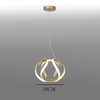 Modern Aluminium Curved Led Chandelier Luminaire
