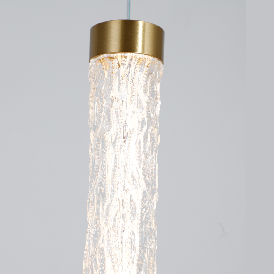 Acrylic Tube LED Pendant Light For Indoor Decor 