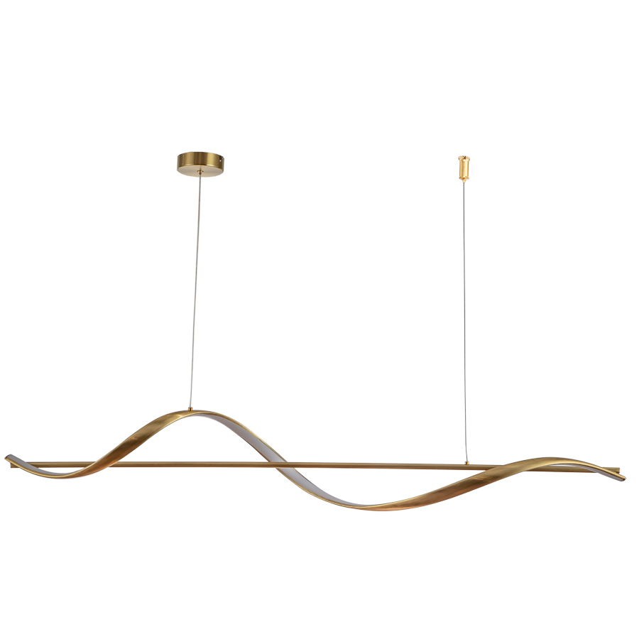 LED Long Linear Dinning Room Pendant Light MT-LD2235 BZ