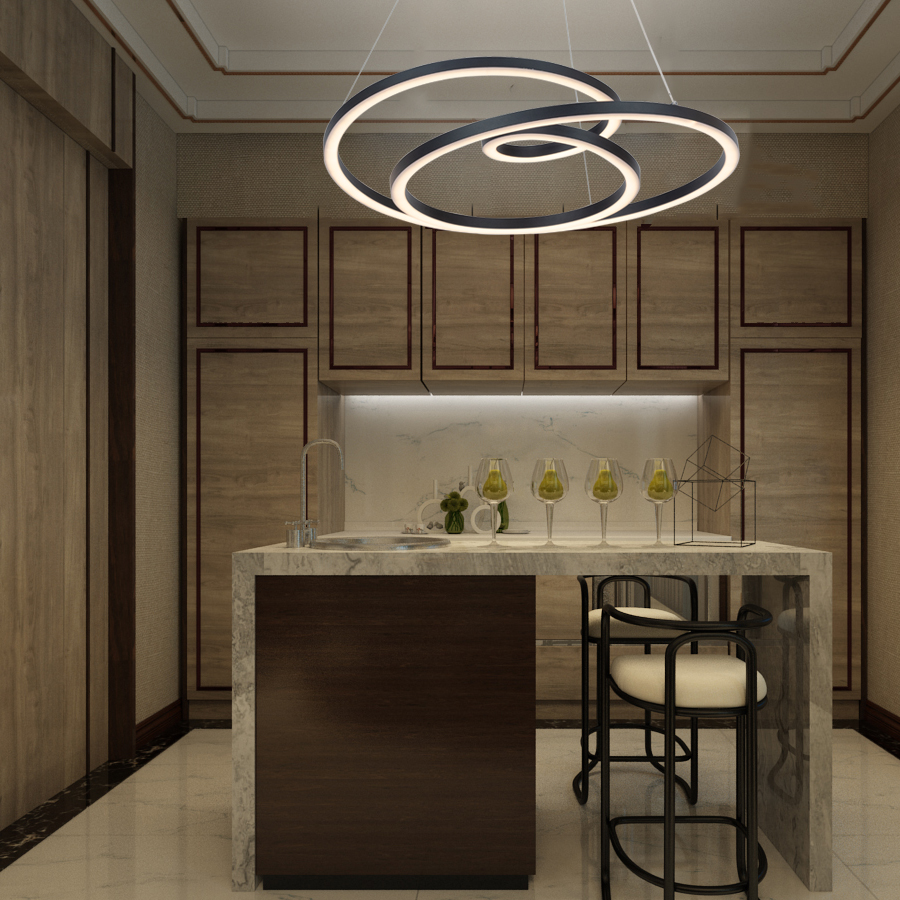 MT-LD2372 Modern Metal Aluminum LED Pendant Lamp