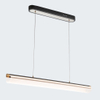 LED Aluminum Acrylic Striaight Tube Pendant Light LED line Chandelier 3000K For Dining Room