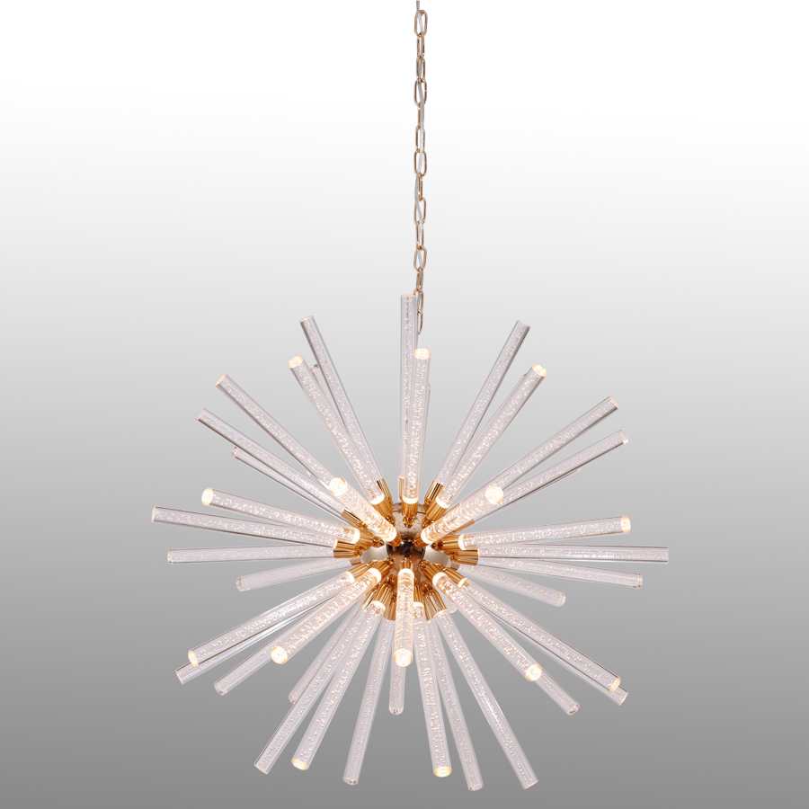 Fireworks Design LED Acrylic Large Chandelier 