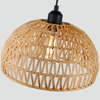 Natural Paper Cord Woven Pendant Light Fixture 