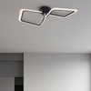 Artistic Design Combination LED Ceiling Lamp Black Color 3000K