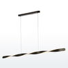 LED Aluminum Linear Pendant Light Dining Room Light Black Color MT-LD2203BK Long Strip Light