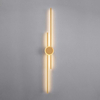 Modern LED Aluminum Double Straight Lines Wall Light 3000K 