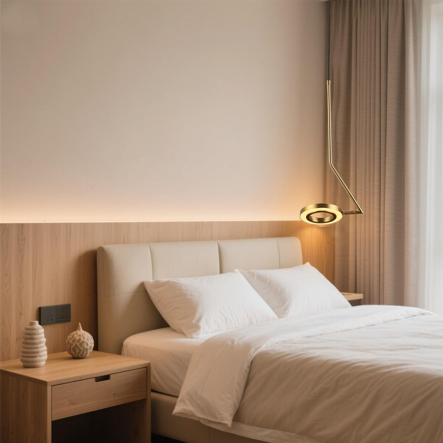 Contemporary Acrylic LED Pendant Light Adjustable Angles for Modern Decor