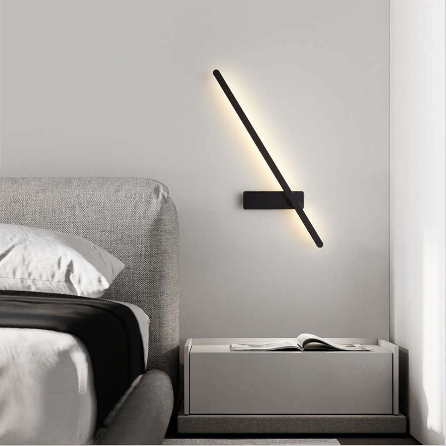 LED Aluminum Linear Adjustable Angle Wall Light For Indoor Use