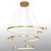 Gold Aluminum Three Tiers LED Pendant Light For Indoor Decor