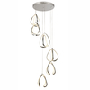 Stylish Chrome Aluminum LED Hanging Light 3 Heads & 6 Heads
