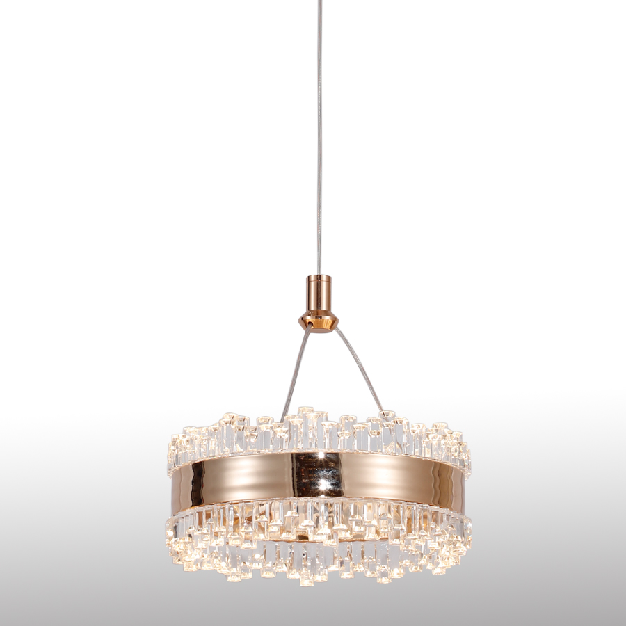 Nice Acrylic Small Circle Ring Pendant Light 3000K For Home Decor