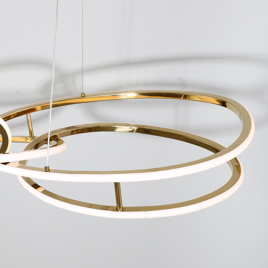 Modern Stanless Steel LED Pendant Light 3000K/4000K/6000K